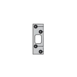 Kwikset 83222 3 | Door Lock Strike, Square Corner, Polished Brass