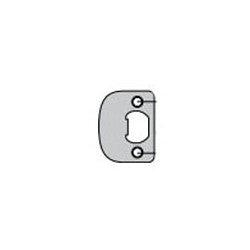 Kwikset 83796 11P | Door Lock Strike Plate, Full Lip, 1/4" Round Corner, 2-1/4" Length, Venetian Bronze