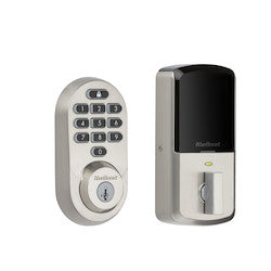 Kwikset 99380-001 | HALO Keypad Wi-Fi Smart Lock in Satin Nickel