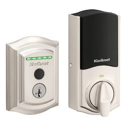 Kwikset 99590-001 | Halo Touch Traditional Fingerprint Smart Lock in Satin Nickel