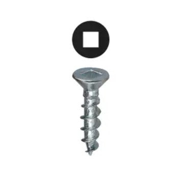 L. H. Dottie DDFW61 | 6 x 1'' Square Drive Flat Head Wood Screw