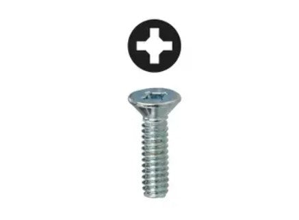 L. H. Dottie FMDD141 | 1/4''-20 x 1'' Phillips/Square Flat Head Machine Screw