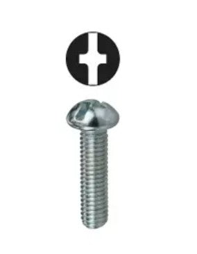L. H. Dottie RMC10322 | 2'' Phillips/Slotted Round Head Machine Screw