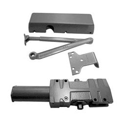 LCN Closers 4040XP RW/PA STAT TBWMS | Door Closer, Heavy Duty, 1-6 Adjustable Spring, Cast Iron, Statuary Bronze, Regular Arm, Plastic Cover, Thru-Bolt, Wood and Machine Screw with Parallel Arm Shoe
