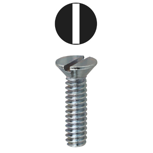 L. H. Dottie FM6323 | 6-32 x 3'' Slotted Flat Head Machine Screw