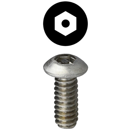 L. H. Dottie T14112HB | 1/4''-20 x 1-1/2'' Hex Pin Button Head TamperProof Machine Screw