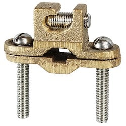 L. H. Dottie DLI25 | 3/8''-1'' Bronze Bare Ground Clamp With Lay in Lug