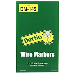 L. H. Dottie DM145 | Vinyl Cloth Wire Marker Book (1-45)