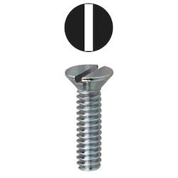 L H Dottie Company FM102434 | 10-24 X 3/4 Flat Head Slotted Machine Sc 100/Pk