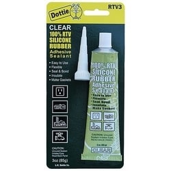 L. H. Dottie RTV3 | 3 oz Clear RTV Silicone Sealant