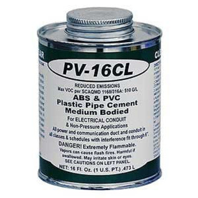 L. H. Dottie PV16CL | Clear ABS & PVC Cement (Pint)