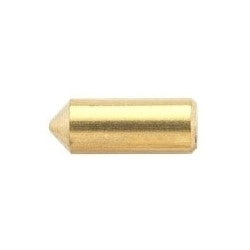 Lab Security Systems AB140V1 | Cylinder Lock Pin, Arrow, Bottom, #0, 0.115" Diameter x 0.179" Length, Brass, 100 each per Vial