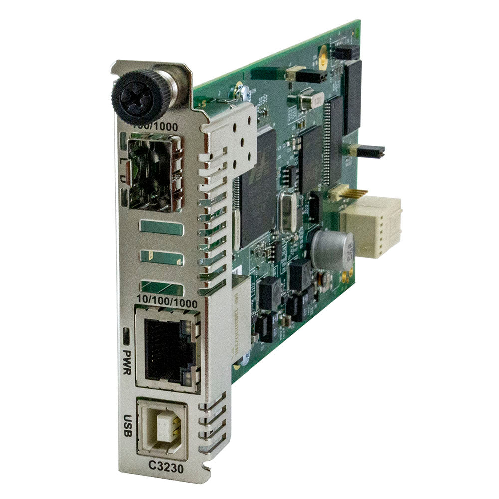 Lantronix C3231-1040 | ION Gigabit Ethernet Remotely Managed NID Module10/100/1000Base-T to 1000Base-X with OAM/IP-Based Management