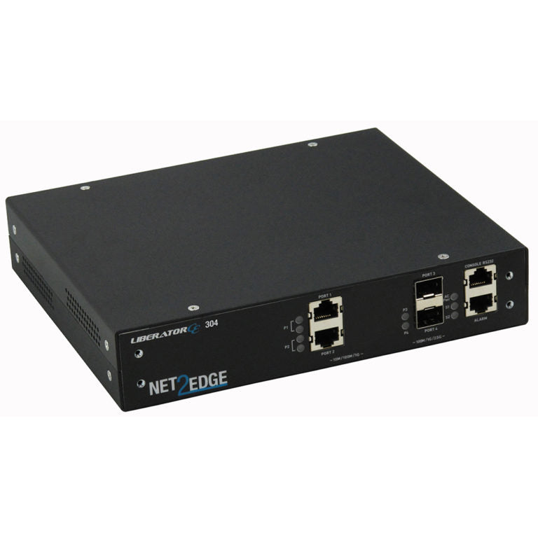 Lantronix LIB-304-V | Gigabit Ethernet NID (2) 10/100/1000Base-T RJ-45 Ports + (2) 100/1000Base-X SFP Slots