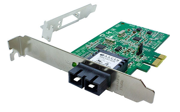 Lantronix N-FXE-MT-02B | Network Interface Card, 100Base-FX, PCle, MT MM, 2KM, Standard Bracket/Low Profile, PXE