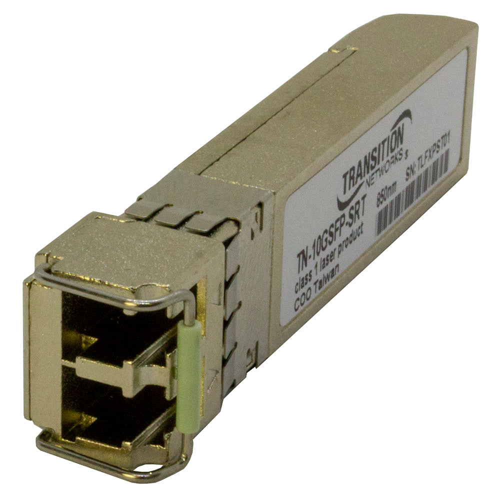 Lantronix TN-10GSFP-SRT | MSA Compliant 10GBase SFP+ Modules10GBase-X, SFP+ With DMI (LC)