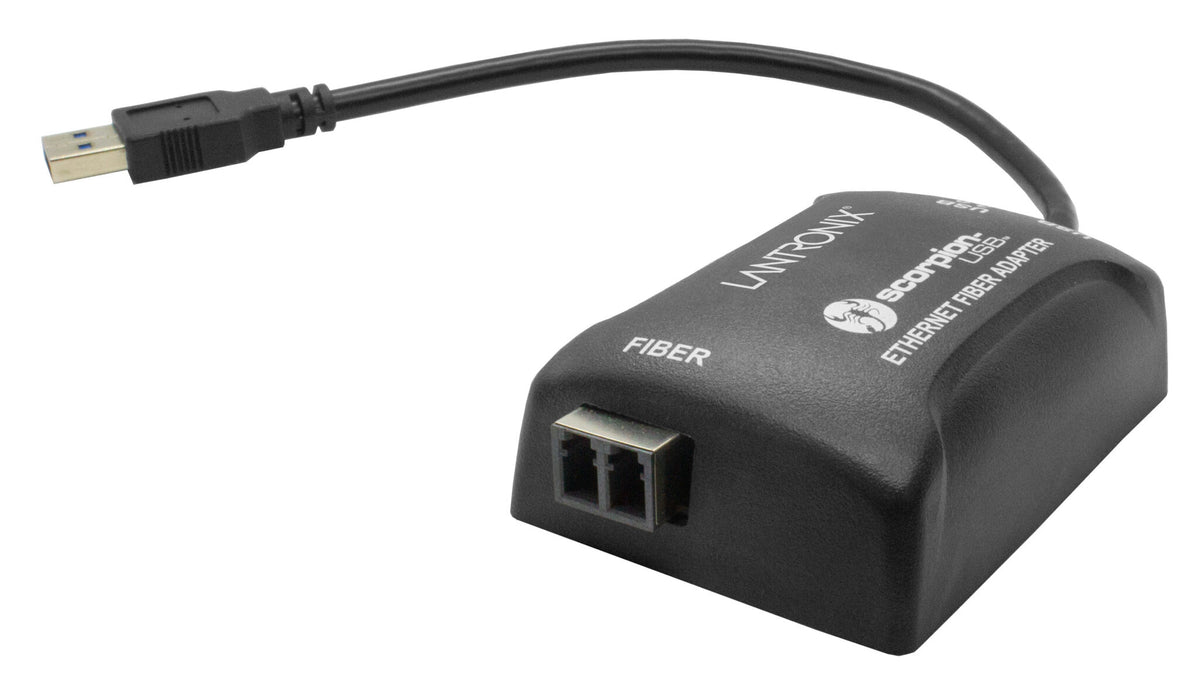 Lantronix TN-USB3-SX-01LC | Scorpion-USB™ 3.0 to Gigabit Ethernet Fiber Adapter1000Base-SX