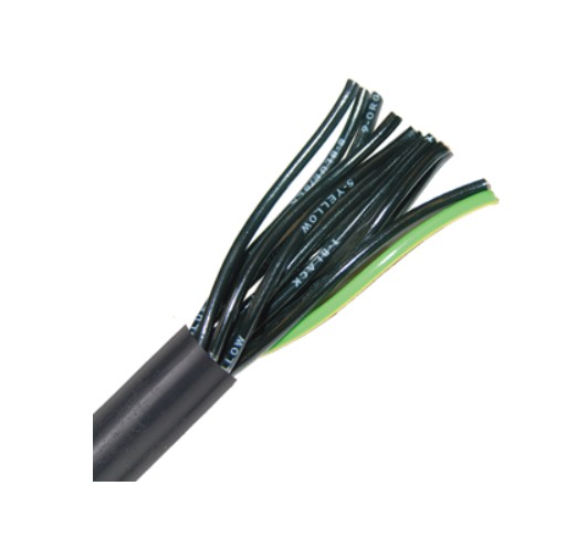 Lapp Group 201419 | Flexible Cable, Black, Copper, 19 Conductors, Conductor Size 14 AWG