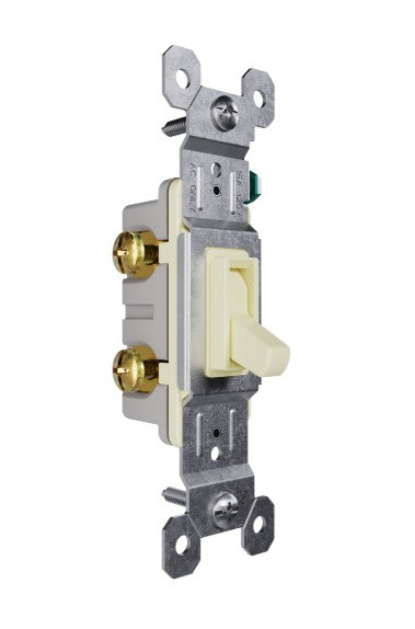 Legrand 660LAG | Trademaster Grounding Toggle Switch Light Almond