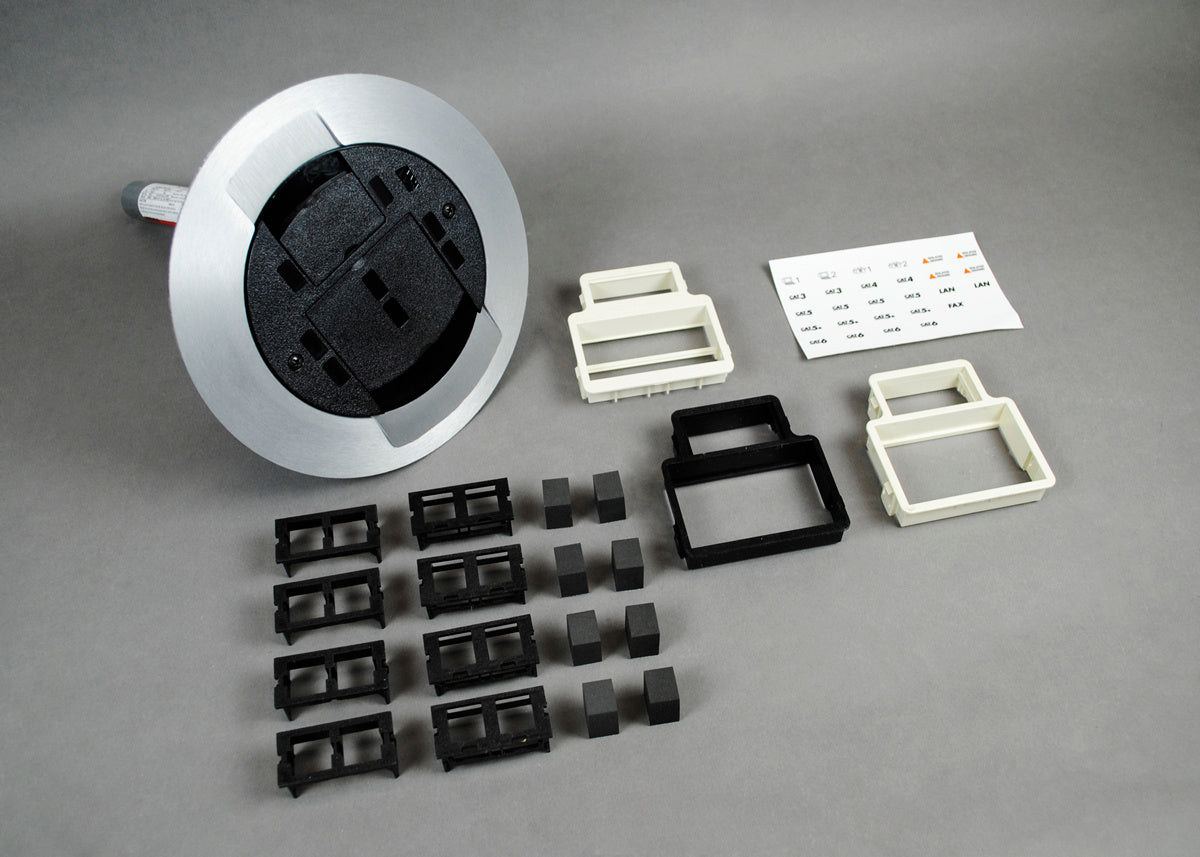 Legrand AMD8ATCBK | Assembled Communications Poke,Thru Device