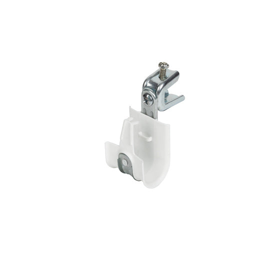 Cablofil CJ16HPPBC | 1" Plastic Coated J-Hook with Latch and Press on Beam Clip 1/2"