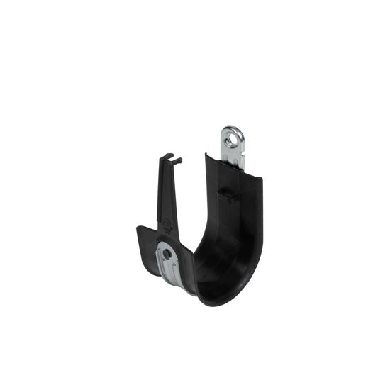 Cablofil CJ32HPBL | 2" Basic Black Plastic Coated J-Hook with Latch