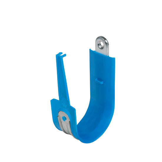 Cablofil CJ48HPBU | 3" Basic Blue Plastic Coated J-Hook with Latch