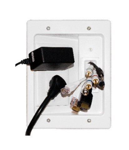 Legrand HT22U2WHR6 | Flat Screen TV Pro Power Kit - White