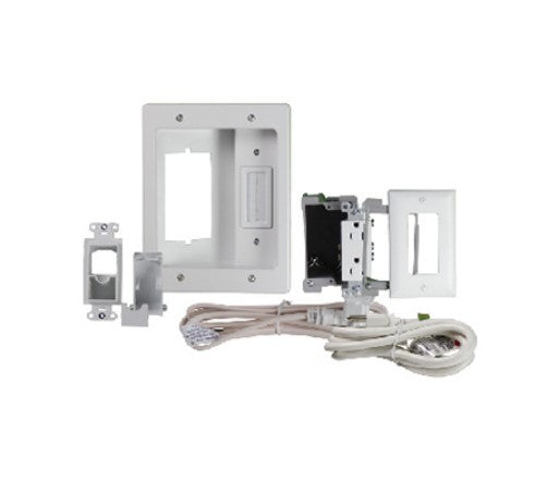 Legrand HT22U2WHR6 | Flat Screen TV Pro Power Kit - White