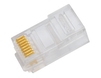 Legrand 36440501 | Modular Plug, RJ45, 8-Wire, 250 Volt AC, 0.87" Length x 0.46" Width x 0.33" Height, Polycarbonate Plastic Housing, For Cat 5E Cable, 25 per Pack