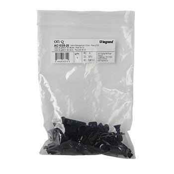 Legrand AC103520 | CABLE MANAGEMENT CLIPS 20PK