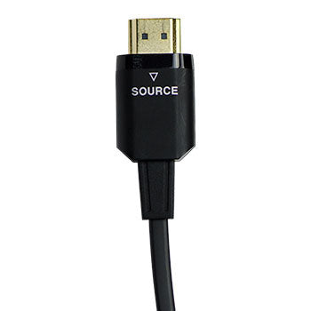 Legrand AC2F10BK | HDMI Cable, Type A 19-Pin to Type A 19-Pin, Active Optical, 30 AWG, 10 Meter Length, 18 Gbps, Gold Plated Connector, Plastic Optical Fiber, Black
