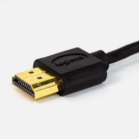Legrand AC3MP1BK | 1m 18Gbps Premium Certified Slim Line HDMI Cables with Ethernet, Black