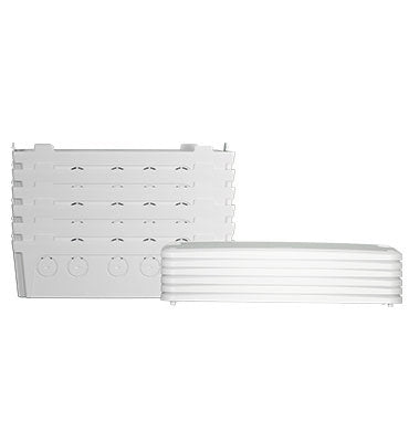 Legrand EN0806 | Enclosure Kit, Low Voltage, Structured Wiring, 8", ABS Plastic, White, With (6) Enclosure/(6) Cover
