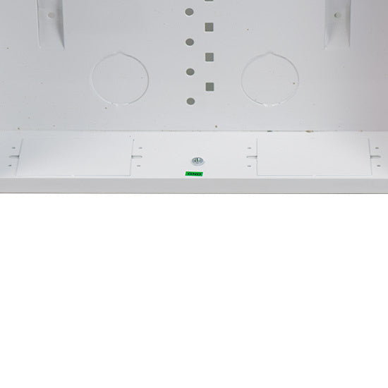 Legrand EN2850 | Enclosure, 14.25" Width x 3.6" Depth x 28" Height, 20 Gauge Cold Rolled Steel, Protective Powder Coated, Glossy White, With Hinged Cover