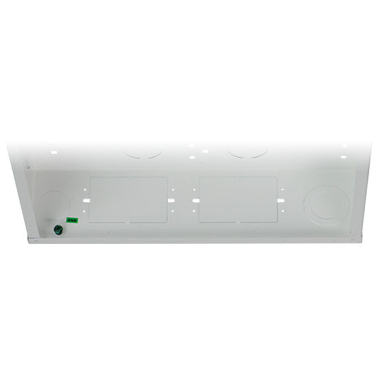 Legrand EN4285 | Enclosure, 14.25" Width x 3.6" Depth x 42" Height, 20 Gauge Cold Rolled Steel, Protective Powder Coated, Glossy White, With Stackable Knockout