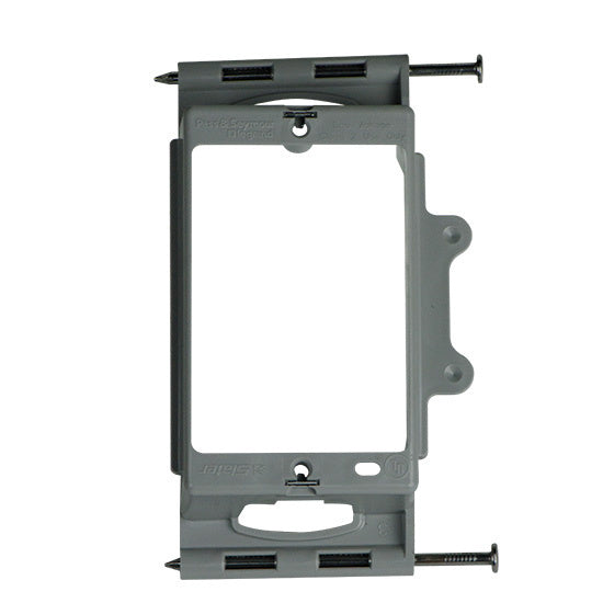 Legrand SLV1R | Electrical Box Bracket, Low Voltage, 1-Gang, Nail-On