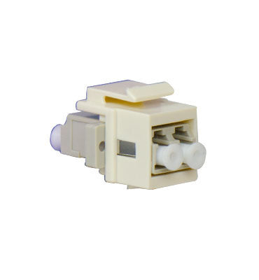 Legrand WP1210LA | Keystone Insert, MT-RJ Multi-Mode Fiber Female-to-Female Coupler, 0.7" Length x 4" Width x 6" Height, Light Almond