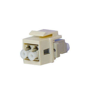 Legrand WP1210LA | Keystone Insert, MT-RJ Multi-Mode Fiber Female-to-Female Coupler, 0.7" Length x 4" Width x 6" Height, Light Almond
