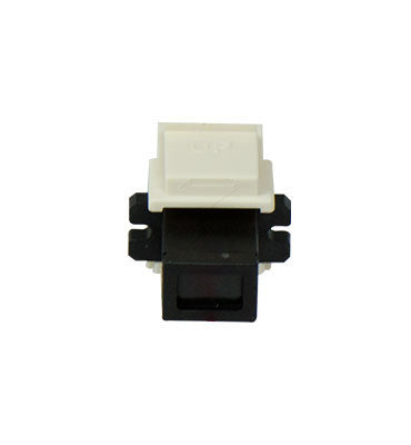 Legrand WP1211LA | Keystone Insert, LC Multi-Mode Fiber Female-to-Female Coupler, 0.7" Length x 4" Width x 6" Height, Light Almond