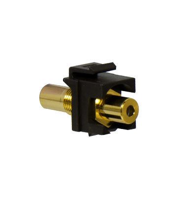 Legrand WP1215BR | Keystone Insert, 3.5 MM Stereo Coupler, 0.7" Length x 4" Width x 6" Height, Brown