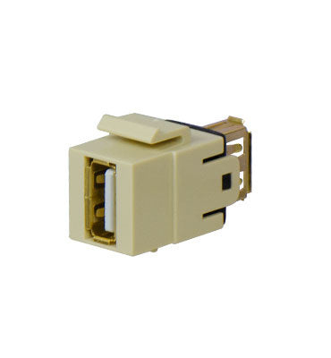 Legrand WP1220IV | Keystone Insert, USB 2.0 A/A Coupler, 0.65" Length x 4" Width x 6" Height, Ivory