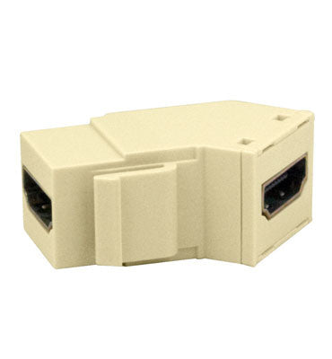 Legrand WP1234LA | Keystone Insert, HDMI Coupler, 1.55" Width x 0.89" Depth x 0.638" Height, High Impact Plastic, Light Almond