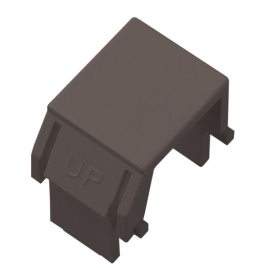 Legrand WP3455GY | Keystone Insert, Audio/Video, Blank, 0.87" Length x 0.67" Width x 0.79" Depth, ABS Plastic, Gray, 10 per Pack