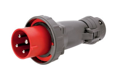 Legrand PS460P7W | Pin & Sleeve Plug, 3 pole 4 wire, 6A 480V