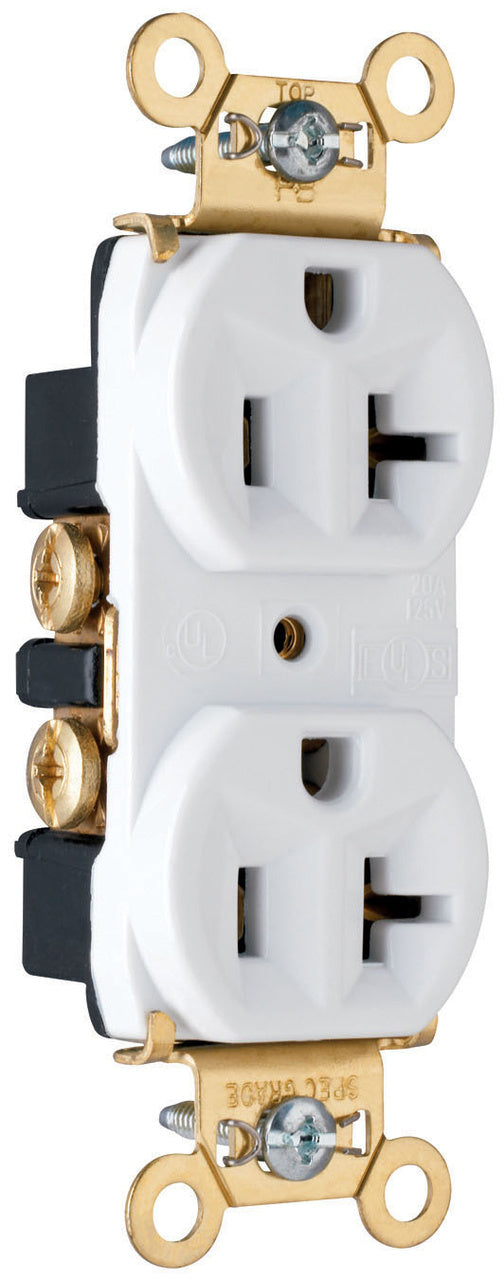 Legrand PS5362W | 20A 125V Spec-Grade Duplex Receptacle
