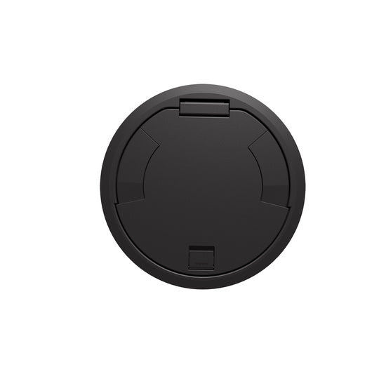 Legrand 8CTC2BK | 8" Recessed Poke-Thru Surface Style Cover, Black