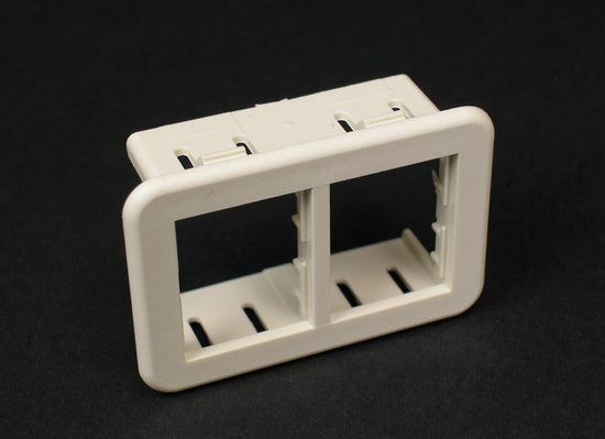 Legrand AB2TJ-BK | Ortronics, TracJack 2A Mini Adapter Mounting Bezel, Black