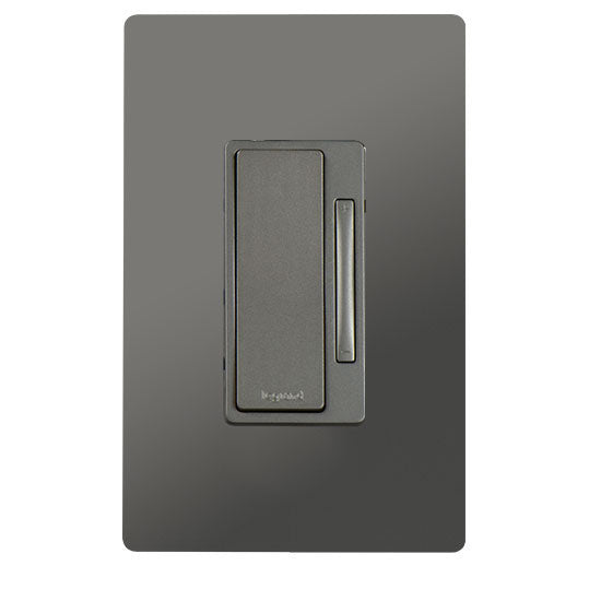 Legrand LC2103NI | RF Dimmer, In-Wall, Remote, Standard Electrical Box Mount, 120 Volt AC, 900 Megahertz, 3.03" Width x 4.8" Depth x 2.48" Height, Nickel