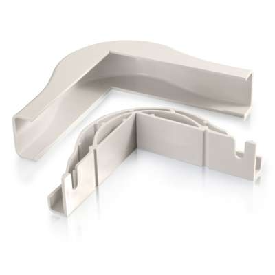 Legrand 16114 | Wiremold Uniduct 2800 Bend Radius Compliant External Elbow - Fog White (TAA Compliant)